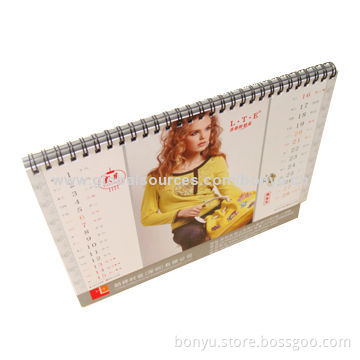 Desktop Calendar, Suitable for Promotion Your Items, Shortly Delivery Time